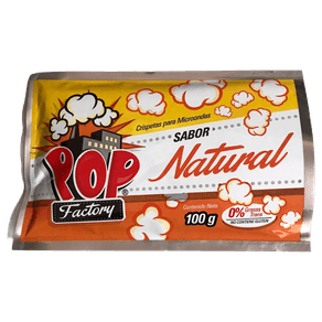 CRISPETA MICROONDAS NATURAL POP*100G