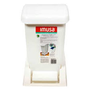 PAPELERA PEDAL 12L BL IMUSA