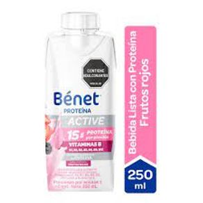 BEBIDA LISTA BÉNET FRUTOS ROJOS X 250ML