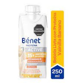 BEBIDA LISTA BENET VAINILLA BANANO*250ML