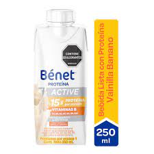 BEBIDA LISTA BENET VAINILLA BANANO*250ML