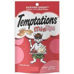SNACK GATO TEMPTATION MIX DE CARNES*85GR