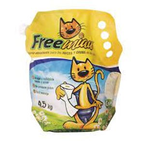 ARENA SANITARIA FREE MIAU DE GATO *4.5KG
