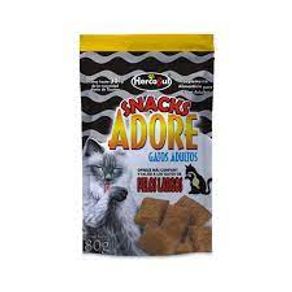 SNACK PARA GATOS PELOS LARGOS ADORE*80GR