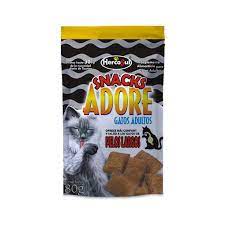 SNACK PARA GATOS PELOS LARGOS ADORE*80GR