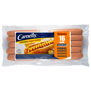 SALCHICHA SUPER PERRO CARNELLY x720GR