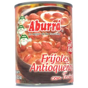 FRIJOLES C/TOCINO ABURRA x 580GR