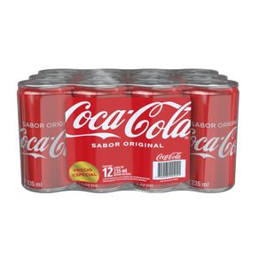COCA COLA ORIGINAL PACK LATA 12Ux235ML