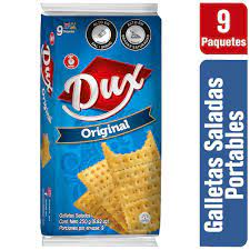 GALLETAS DUX BOLSA NOEL X9UND  x 250GR