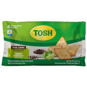 PASABOCAS TOSH PITA LIMON X 156 GR