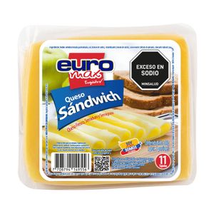 Queso Euromax Sandwich X 200 gr 11 Tajada