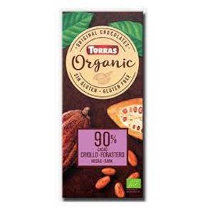 CHOCO ORG S/A CACAO-FORASTE TORRAS 100GR