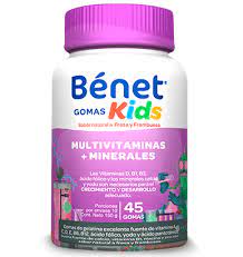 GOMAS KIDS MULTIV SIN AZUCAR BENET*150GR