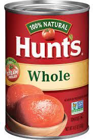 TOMATE ENTERO PELADO LATA HUNTS  x 411GR