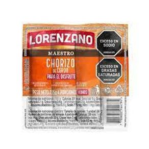 CHORIZO CERDO MAESTRO LORENZANO X 225 GR