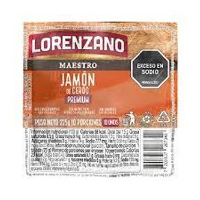 JAMON CERDO MAESTRO LORENZANO X 225 GR