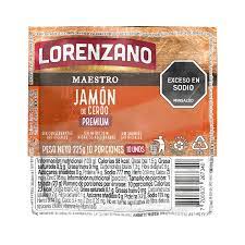JAMON CERDO MAESTRO LORENZANO X 225 GR