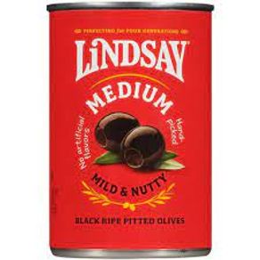 ACEITUNAS NEGRAS MEDIANAS LINDSAY X 170G