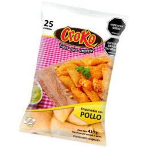 EMPANADAS CON POLLO CROKO X 410GR