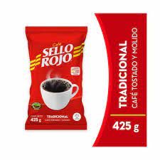 CAFÉ MOLIDO SELLO ROJO X 425GR