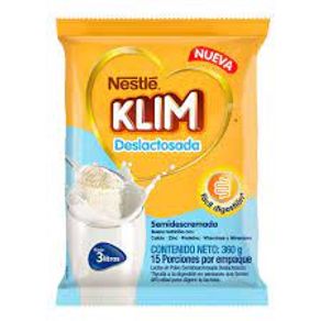 LECHE EN POLVO DESLACTOSADA KLIM 360GR