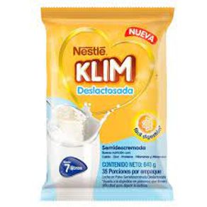 LECHE EN POLVO DESLACTOSADA KLIM X 840GR