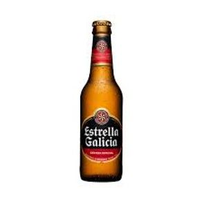 CERVEZA RUBIA ESTRELLA GALICIA*330ML