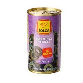 ACEITUNAS JOLCA NEGRAS RODAJAS*345GR