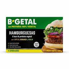 HAMBURGUESA BGETAL PROTEINA 4 UND*400GR