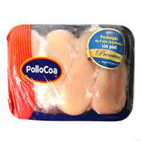 PECHUGA SIN PIEL BANDEJA POLLOCOA * KG