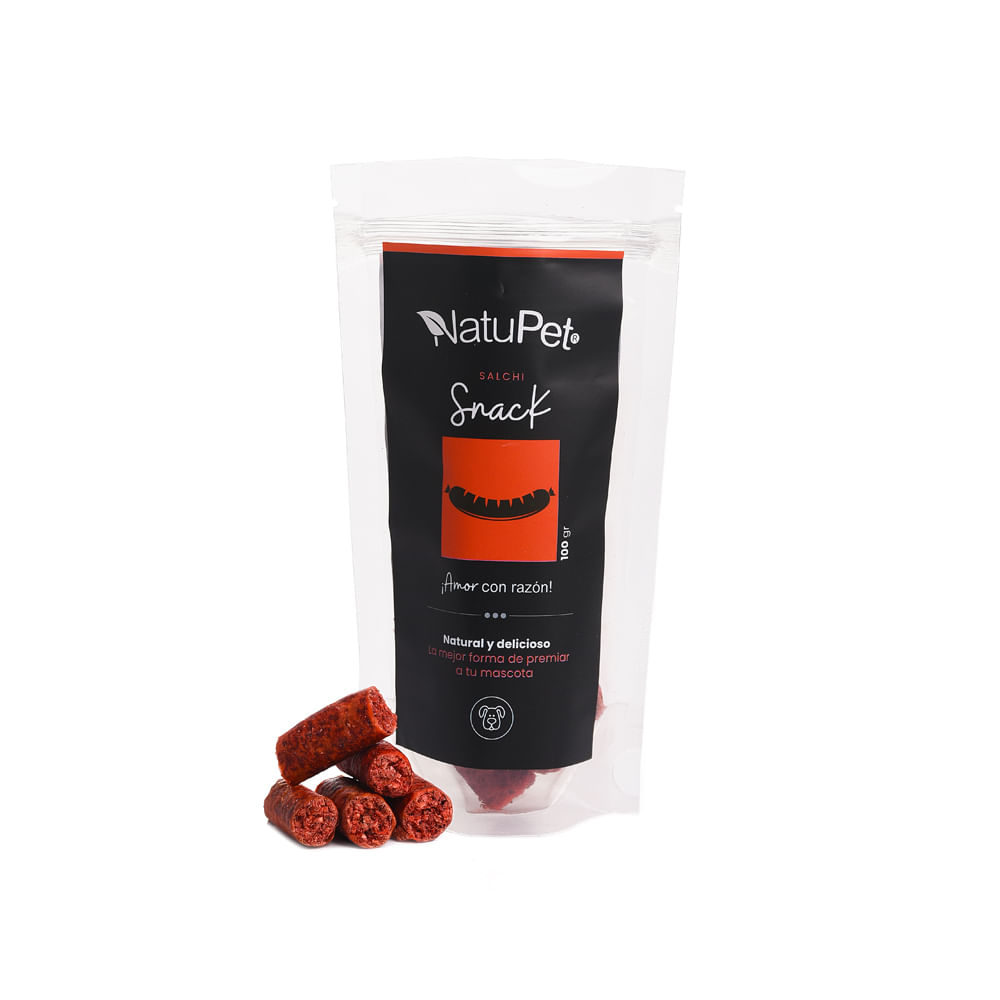 SALCHICHA DE POLLO NATUPET PREMIUM*100GR