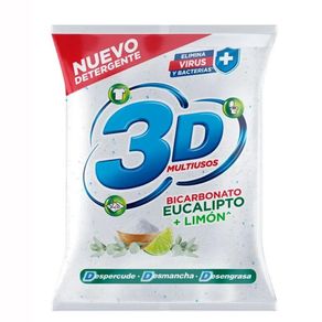 DETERGENTE EN POLVO MULT. BLANCA 3D 1kg
