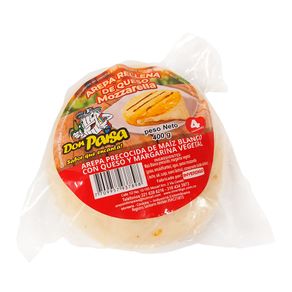 AREPA RLL QUESO MOZARELLA DON PAISA*330G