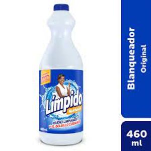 Blanqueador LIMPIDO regular con extracontenido x460 ml
