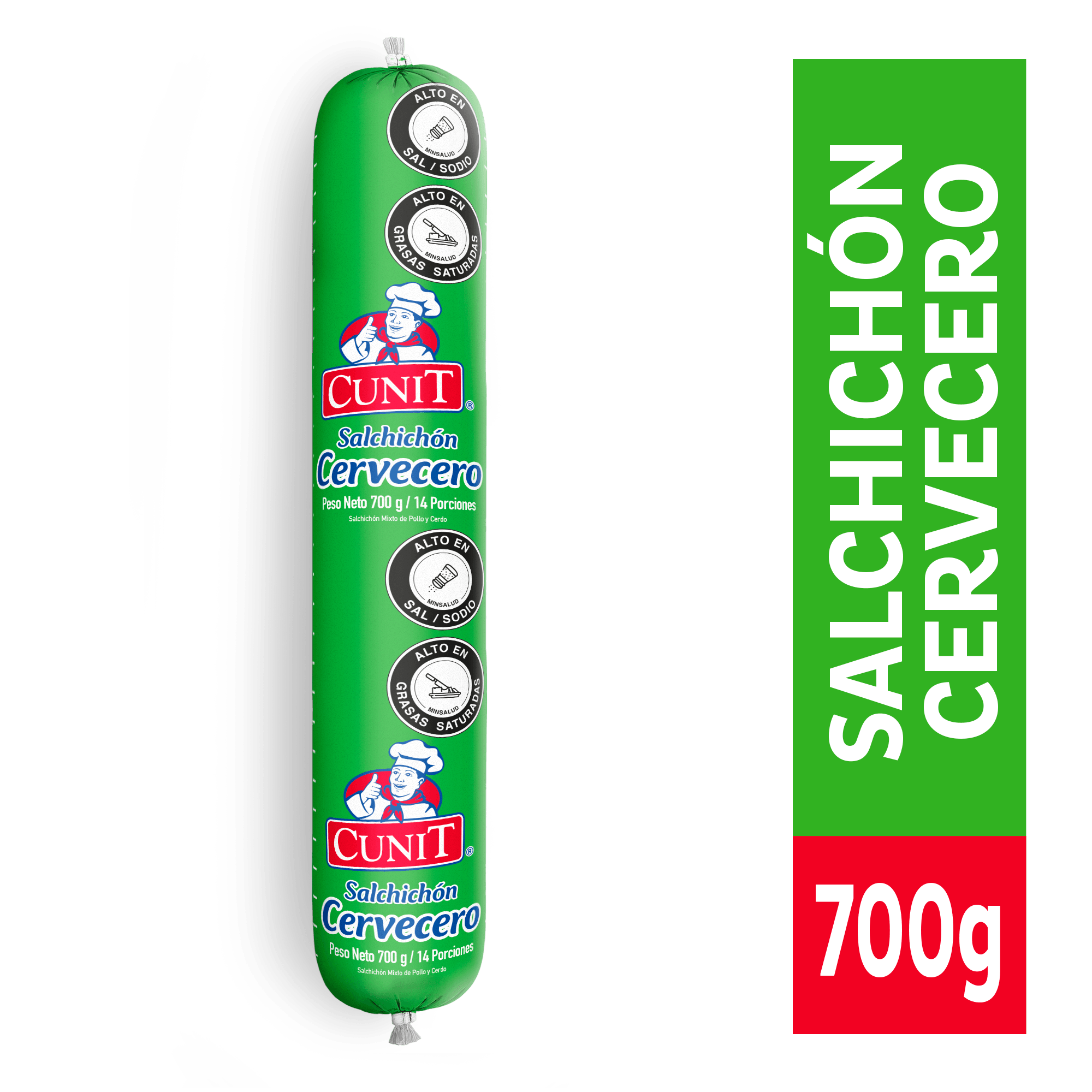 SALCHICHON CERVECERO CUNIT x 700GR