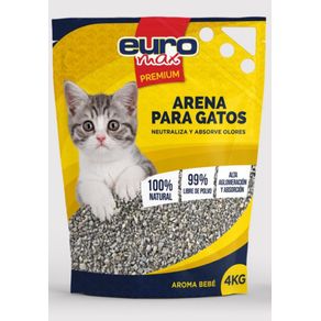 ARENA DE GATOS EUROMAX X 4000 GR