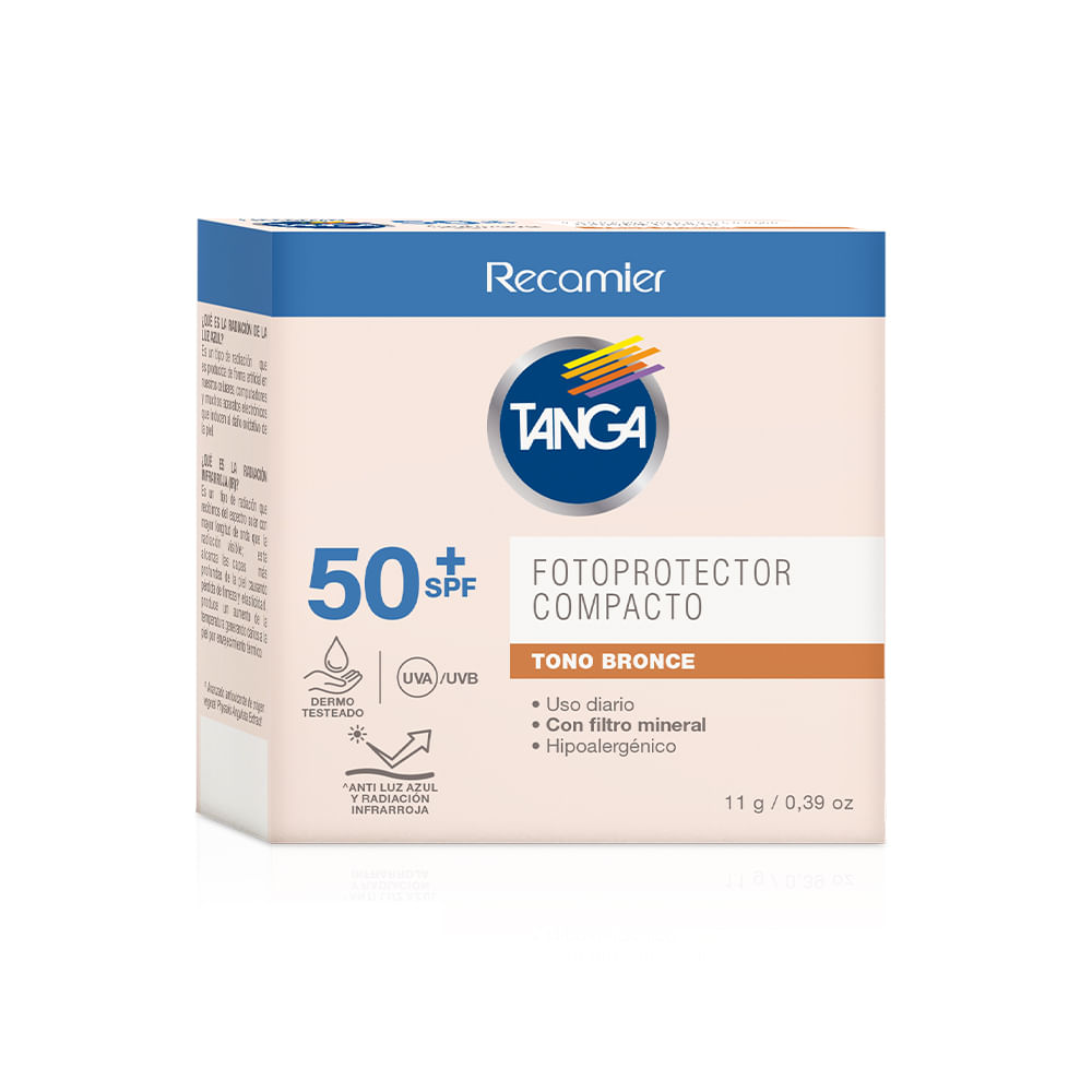 BASE COMPACTO BRONCE SPF 50 TANGA*11GR