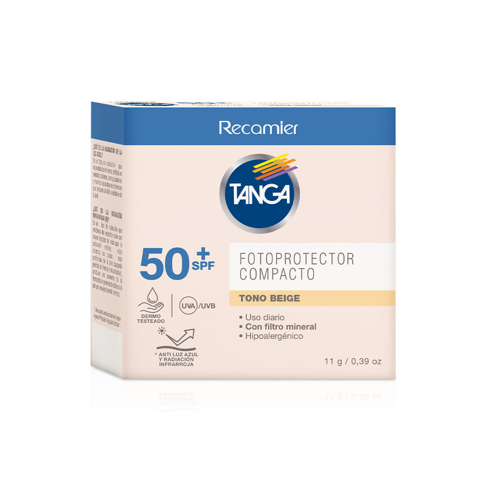 BASE COMPACTO BEIGE SPF 50 TANGA X 11 GR
