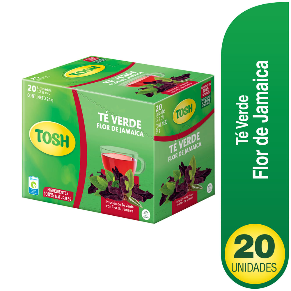 TE VERDE TOSH FLOR DE JAMAICA*20UND*24GR