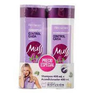 Shampoo Muss Control Caida*400Ml+Acondicionador Muss*400Ml