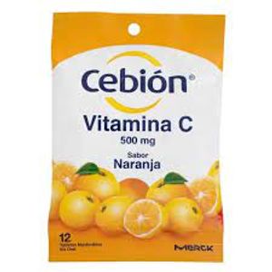 Vitamina C Cebion Sabor Naranja X12Und