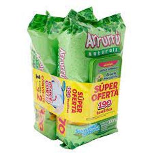 Toallitas húmedas ARRURRÚ aloe/manzana x120 unds+1x70 unds