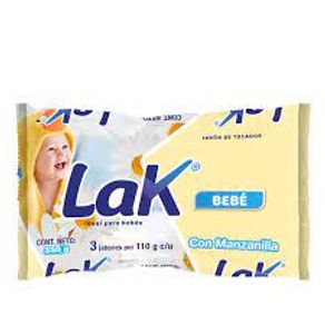 JABON LAK BEBE X 3 UND X 110 GR