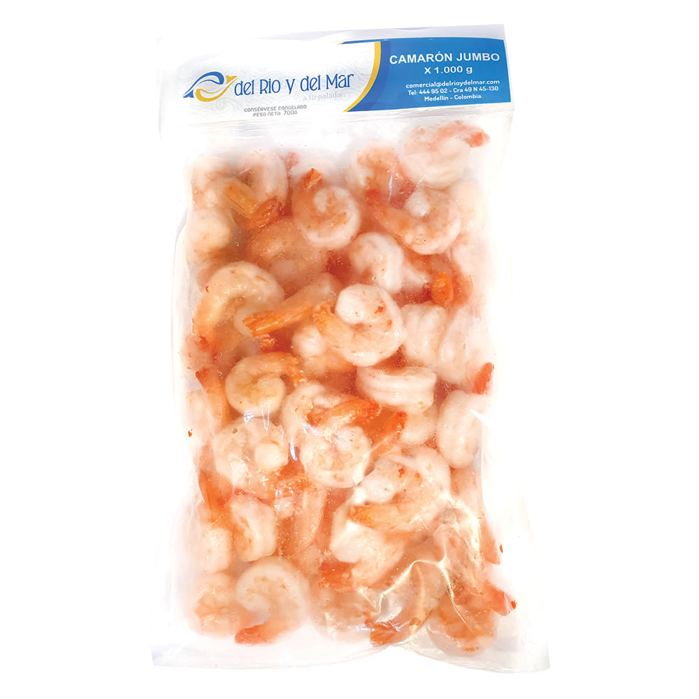 CAMARON PRECOCIDO JUMBO DEL RIO*700GR