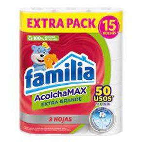 PAPEL HIG EXTRA GDE FAMILIA X 15 ROLLOS