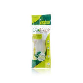 CUCHARA DESECHABLE GEOPACK X 12 UND