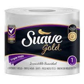 PAPEL HIGIENICO SUAVE GOLD X 1 UND