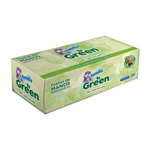 TOALLA DE MANOS FAMILIA NATURAL CAJAx100