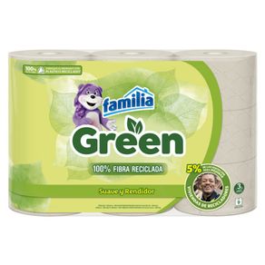 PAPEL HIGIENICO FAMILIA GREEN*9UND