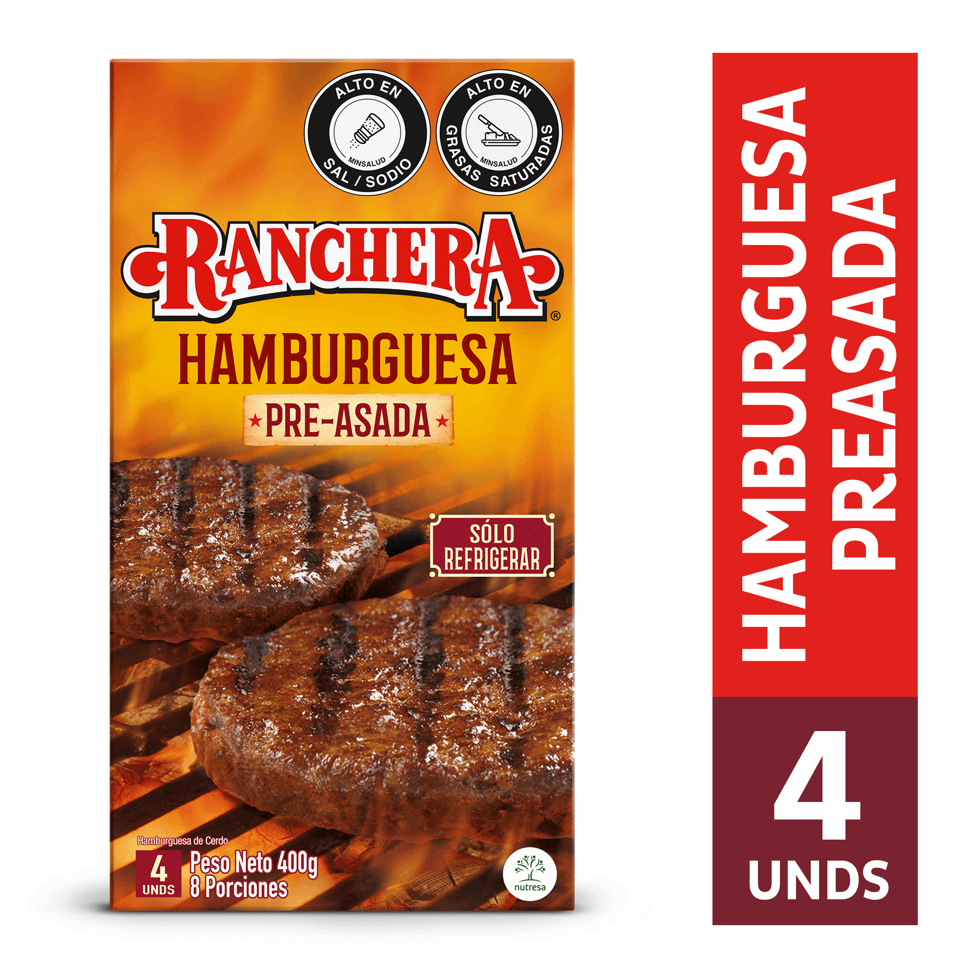 HAMBURGUESA RANCHERA  x 400GR